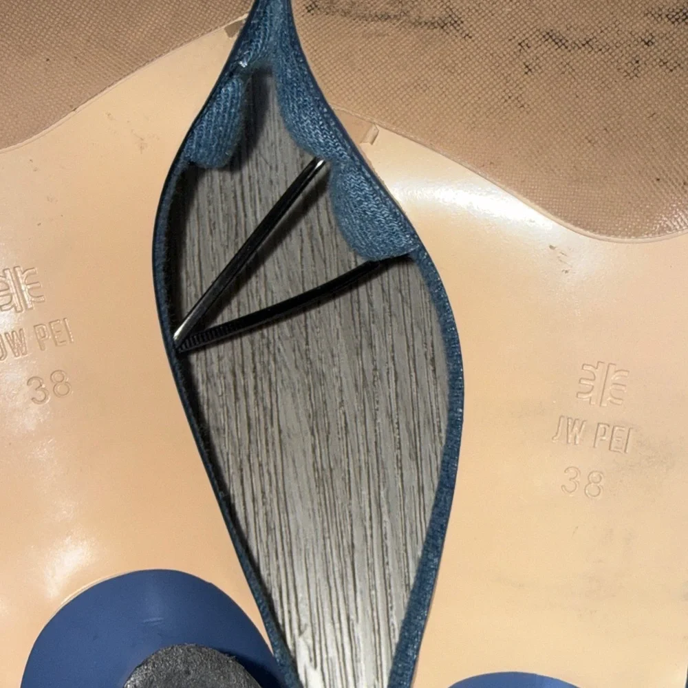 JW PEI Sara Mule Denim - Blue - Picture 11 of 14